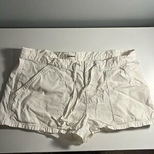 Express white shorts